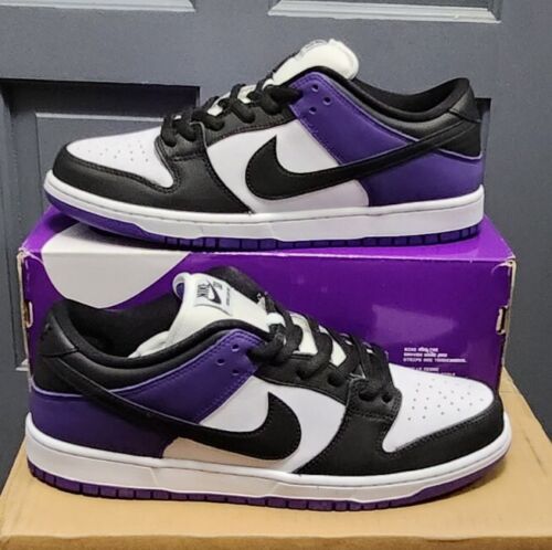 Nike SB Dunk Low Pro Court Purple | Mens 12 | Black White Purple Panda