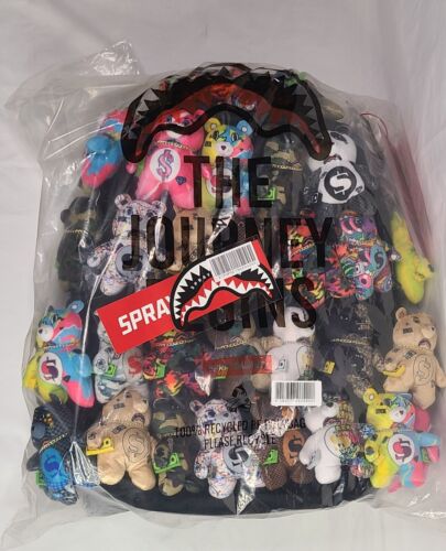 Sprayground Pack Of Real Plush Bears Runway Piece Backpack 40+ Bears SUPER RARE!