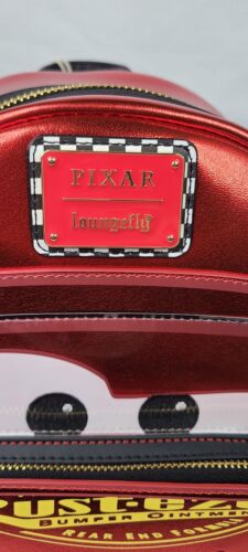 Loungefly Disney Pixar Cars Lightning McQueen Mini Backpack RARE! Ships FAST!!!