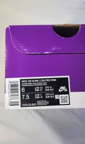 Nike SB Dunk Low Noise Aqua | Mens Size 6 / Womens Size 7.5 | Emerald Rise NWB