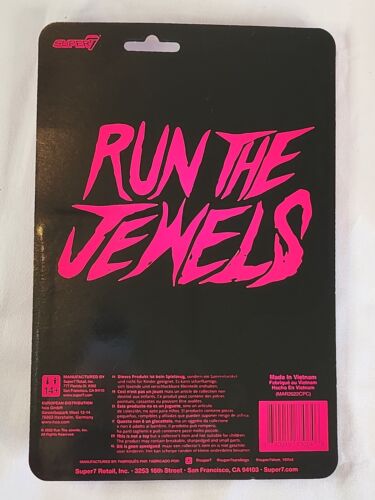 Run The Jewels - Super7 ReAction Figure - RTJ EL-P Dangerous Killer Mike 2 Pack