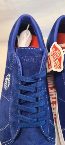 Supreme × Vans Sid 2024 BLUE | Mens Size 12 | "Fuck Em!" NIB Ships FAST! 🔥