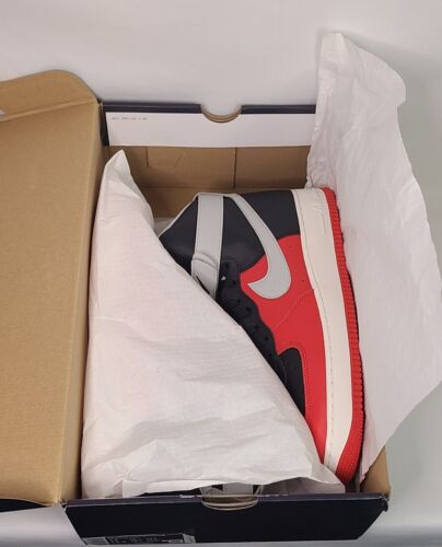 Nike Air Force 1 High '07 LV8 NBA 75th Ani | Mens 12 | Red Black Grey Fog RARE!