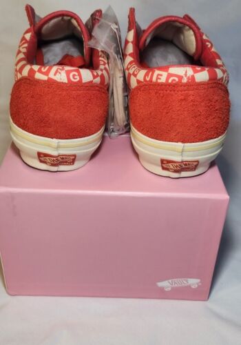 JFG Joe FreshGoods x VANS OG Style 36 Lx Red Honeymoon Mens Size 12 Checkerboard