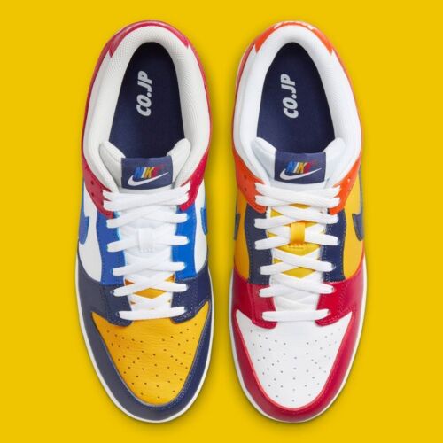 Nike Dunk Low CO.JP What The Dunk | Mens Size 12.5 | Navy Red Grey Orange P. Rod