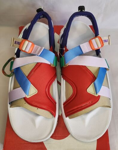 Nike Oneonta Be True University Red White Blue Mens Size 12 Unisex Casual Sandal