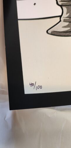 StrangeLove Skateboards Goth Puppet Print GLOW IN DARK Signed 40/100 Sean Cliver