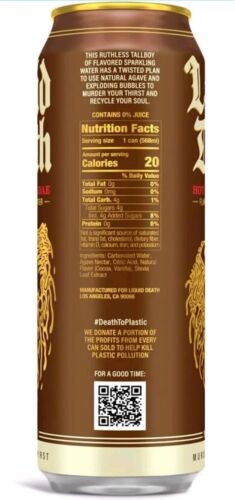 Liquid Death x Van Leeuwen Hot Fudge Sundae Flavored Sparkling Water 1x Can NEW!
