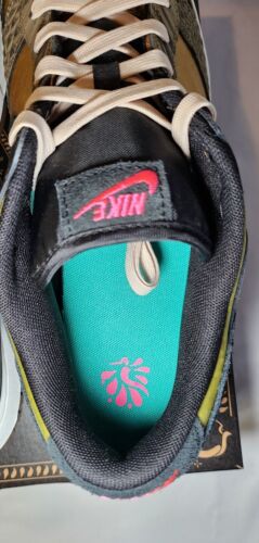 Nike Dunk Low PRM | Womens Sz 13.5 / Mens 12 | Dia De Muertos Familia Pink Gold