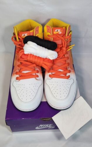 Nike SB Dunk High | Mens Size 12 | Sweet Tooth Candy Corn Halloween Theme Dunks