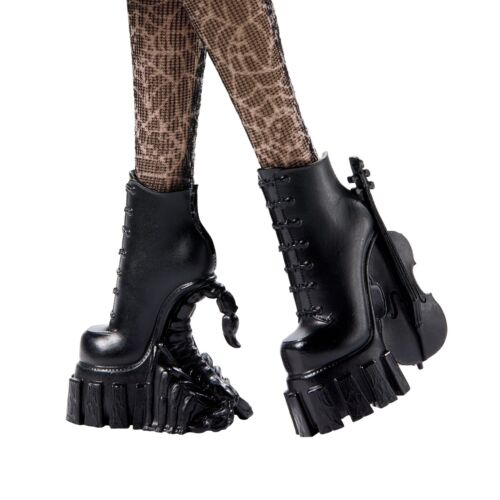 Monster High x Wednesday Addams Family Doll | Mattel Nevermore Uniform + THINGš„