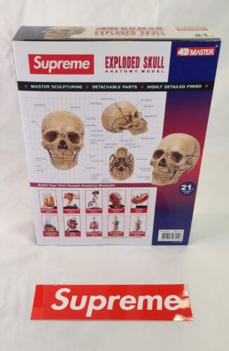 4D Supreme Human Skull With Gold Grill FW2023 Model / Puzzle NEW IN BOX!