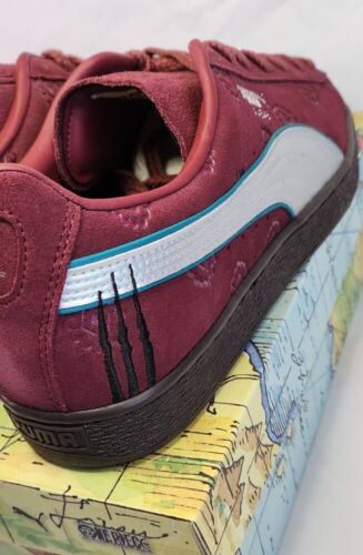 Puma x One Piece Suede 'SHANKS' | MENS SIZE 11.5 | Anime Manga Team Red NEW