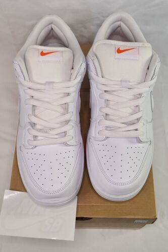 Nike SB Dunk Low Pro ISO Triple White | Mens Size 13 | NEW 2024 Orange Label 🔥