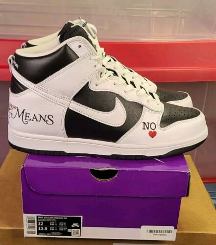 Supreme x Nike SB Dunk High OG | Mens 12 | Stormtrooper By Any Means Black NEW