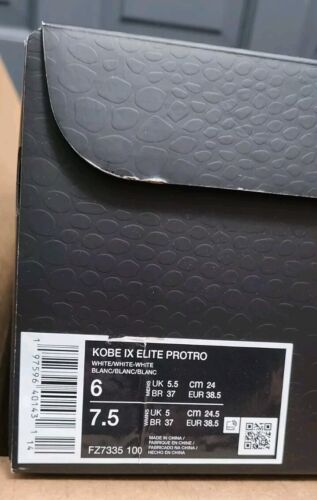 Nike Kobe 9 Elite Protro Hi Halo | Mens 6 / Womens 7.5 | Anti-Slip Grip Sneakers