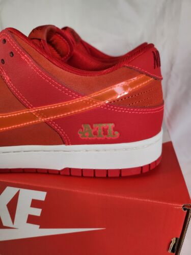 Nike Dunk Low ATL Atlanta | Mens Size 12 | University Red Bright Crimson HOT🔥
