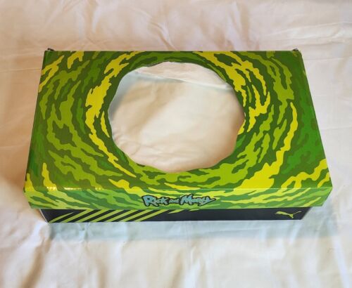 PUMA RS-X x Rick and Morty Safety Yellow Mens Size 12 Brand New W/ OG Box