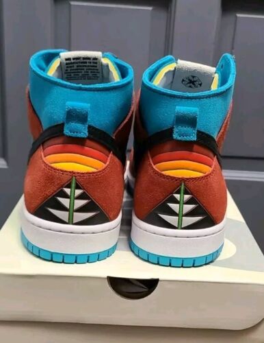Nike SB Dunk High Decon QS x Di’orr Greenwood | Mens Sz 12 | Turquoise Blue