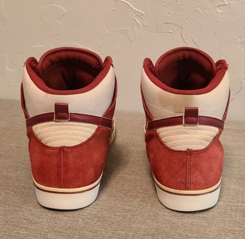 Nike Dunk High LR Team University Red 487924-660 Mens 13 FITS LIKE 11.5