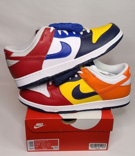Nike Dunk Low CO.JP What The Dunk | Mens Size 12.5 | Navy Red Grey Orange P. Rod