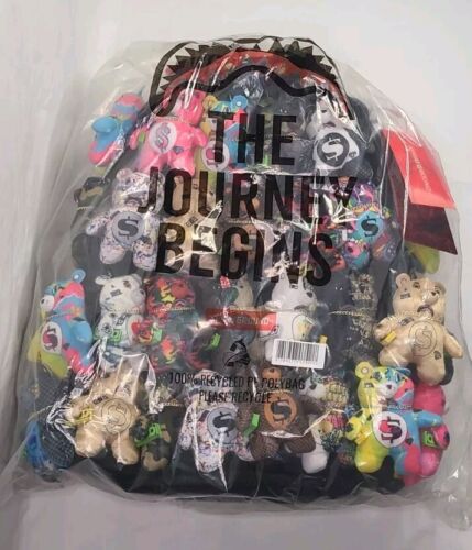 Sprayground Pack Of Real Plush Bears Runway Piece Backpack 40+ Bears SUPER RARE!