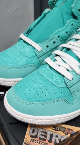 Corporate x Jordan Air Ship PE SP "GOT EM" | Mens Sz 9 | Aqua Green Hairy Suede
