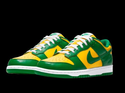 Nike Dunk Low SP Brazil 2020/2024 Green Yellow | Mens Size 12 | ✅️ Ships FAST!