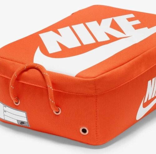 Nike Shoe Box Bag Orange White Crossbody Strap Fits Up to Size 13 NEW