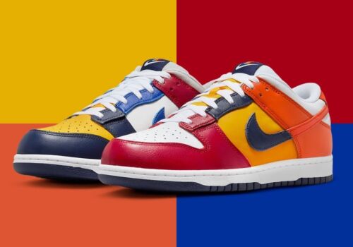 Nike Dunk Low CO.JP What The Dunk | Mens Size 12.5 | Navy Red Grey Orange P. Rod