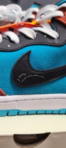 Nike SB Dunk High Decon QS x Di’orr Greenwood | Mens Sz 12 | Turquoise Blue
