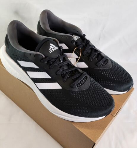 Adidas Supernova 2M - Mens Size 12 - Black & White Lightweight Running Shoes
