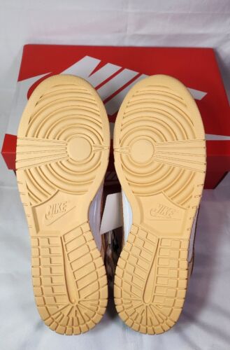 W Nike Dunk Low LX Gold Suede Mens Size 11.5 /Womens 13 Extended Size A+ QUALITY