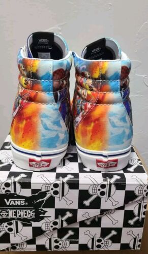 Vans x One Piece Sk8-Hi 'Punk Hazard' 360° Graphic | Size 11.5 | Monkey D. Luffy Zoro Usopp Franky Nami Sanji Robin