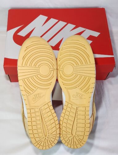 Nike Dunk Low LX Gold Suede Mens Size 12 / Womens 13.5 Extended Size A+ QUALITY