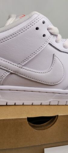 Nike SB Dunk Low Pro ISO Triple White | Mens Sz 12 | Orange Label NeW Skate Shoe