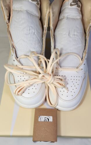 Nike Air Jordan 1 Retro High OG Craft MENS SZ 12 Vibrations Of Naija Sail Cream