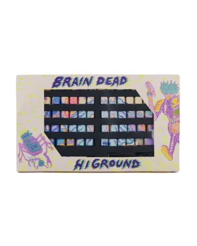 Brain Dead x Higround 68 Keycaps Set and XL Mousepad Crawler Combo Set RARE!!!!!