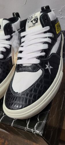 Vans x Carpet Company Skate Half Cab | Mens Sz 11 | Black Croc Embossed Leather