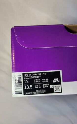 Nike SB Dunk High Pro Fruity Pack - Pineapple | Mens Size 12 | University Gold