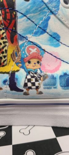 Vans x One Piece Sk8-Hi 'Punk Hazard' 360° Graphic | Size 11.5 | Monkey D. Luffy Zoro Usopp Franky Nami Sanji Robin