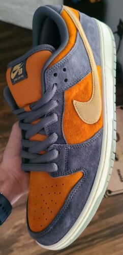 Nike SB Dunk Low Pro Light Carbon Monarch | Mens Sz 12 | USA Red Blue Gold White