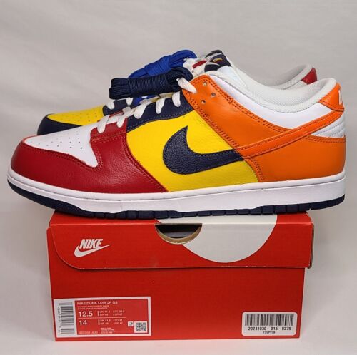 Nike Dunk Low CO.JP What The Dunk | Mens Size 12.5 | Navy Red Grey Orange P. Rod