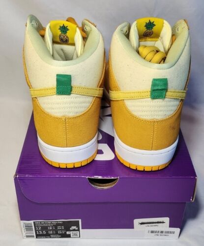 Nike SB Dunk High Pro Fruity Pack - Pineapple | Mens Size 12 | University Gold