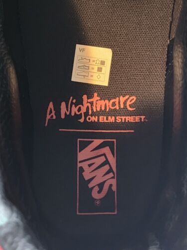 Vans Sk8-Hi x Nightmare On Elm Street Freddy Krueger House Of Terror MENS SZ 12