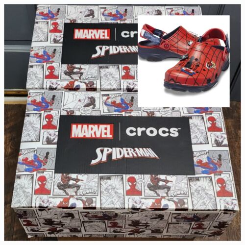 Crocs Team Spiderman All Terrain Crocs | Mens Size 13 | NEW! Ships FAST π₯