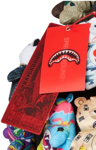 Sprayground Pack Of Real Plush Bears Runway Piece Backpack 40+ Bears SUPER RARE!
