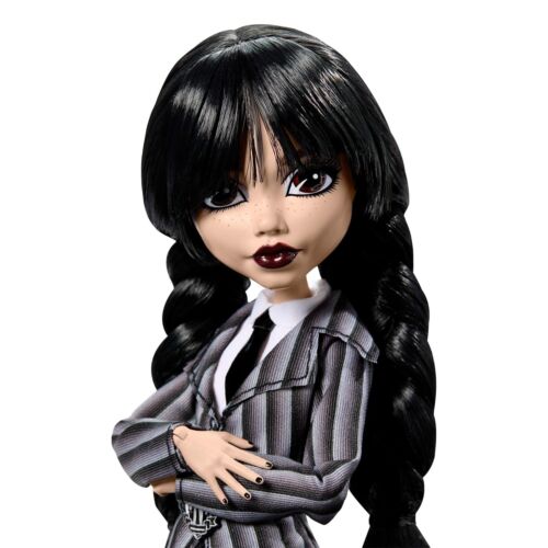 Monster High x Wednesday Addams Family Doll | Mattel Nevermore Uniform + THINGš„