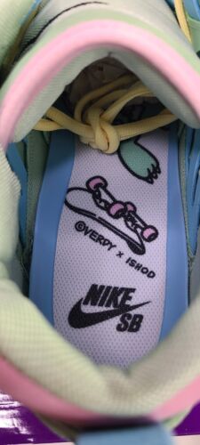 Nike SB Air Max Ishod Wair x Verdy Visty | Mens Sz 10.5 | Blue Gaze Arctic Pink