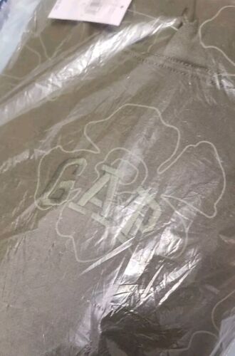 Gap Arch Logo Floral Hoodie | Size LARGE | Army Jacket Green Sequoia NWT š„š§